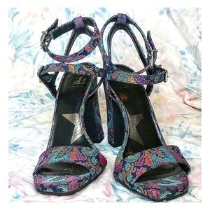 Gianni Bini Block Heel Sandal / Ankle Strap